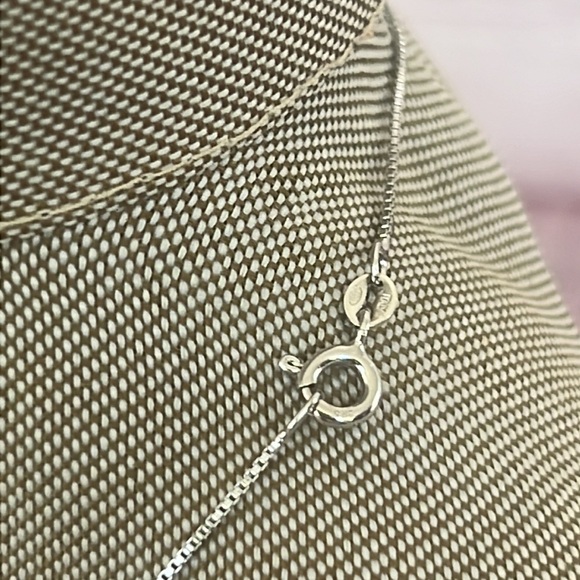 Swarovski .925 sterling silver Italy necklace & earrings set - Picture 9 of 9